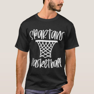 Camiseta Jogo Espírito Escolar Mascot da Equipe de Basquete