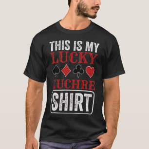 Camiseta Jogo Euchre Jogo Jogo Euchre Pôker Euchre