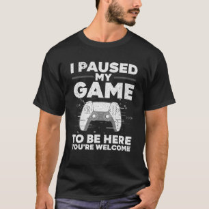 Camiseta Jogo Gamer De Vídeo legal Para Homens Jogo Criança