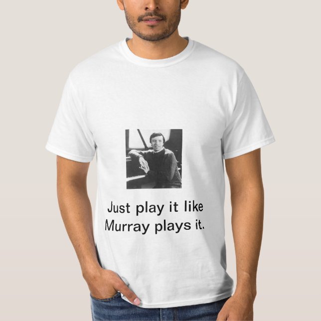 Camiseta Jogo gosta de jogos de Murray ele (Frente)