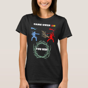 Camiseta Jogo infantil sobre jogo de vídeo