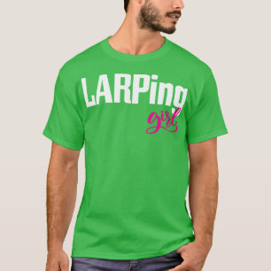 Camiseta Jogo Jogando Papel de Ação ao Vivo da Rapariga LAR