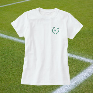 Camiseta Jogo Jogo Corresponder às mulheres do monograma ve