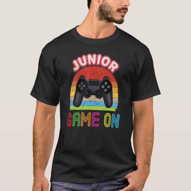 Camiseta Jogo Júnior No Vídeo Console De Volta À Rua De Cri (Frente)