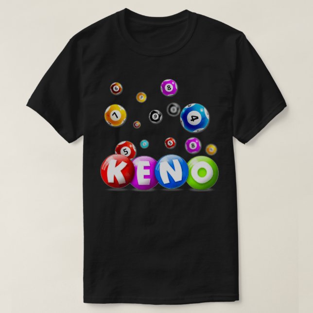 Camiseta Jogo Keno Casino Gamble (Frente do Design)