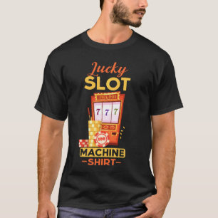 Camiseta Jogo Legal de cassino com Máquina Sortuda