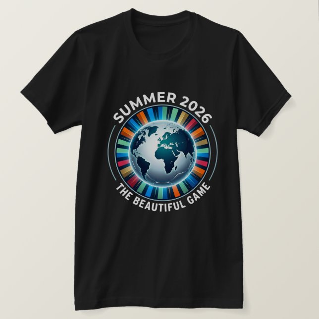 Camiseta Jogo Lindo Fã de Futebol 2026  (Frente do Design)