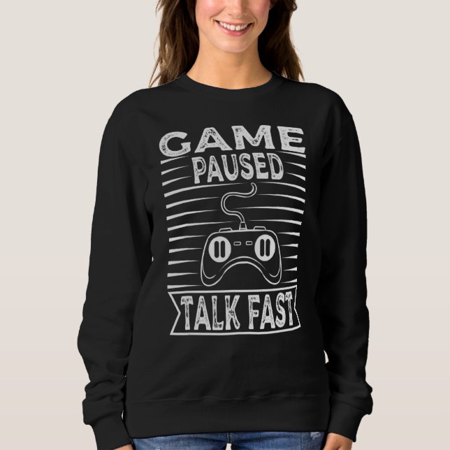 Camiseta Jogo Mens Pausa Conversa Rápida Jogos do Console R (Frente)