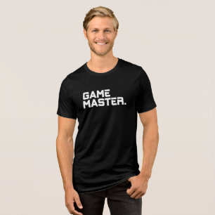 Camiseta Jogo Mestre de Tipografia Moderna Masculina Combin