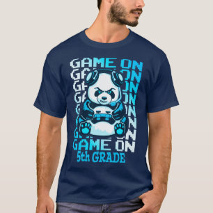 Camiseta Jogo Na 5 De Volta Para O Urso De Panda Engraçado