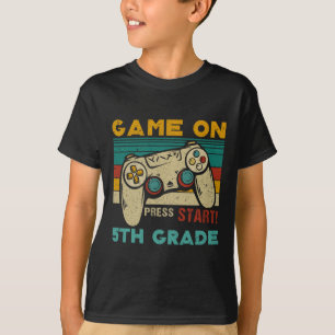 Camiseta Jogo Na Imprensa Iniciar Jogador Do Grau 5 De Volt