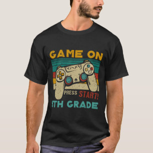 Camiseta Jogo Na Imprensa Iniciar Jogador Do Grau 5 De Volt