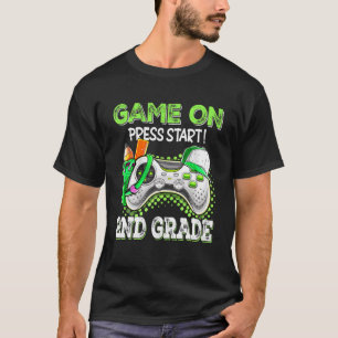 Camiseta Jogo Na Imprensa Iniciar Segundo Engraçado Voltar