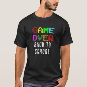 Camiseta Jogo Nervoso De Volta Ao Professor De Design Da Es
