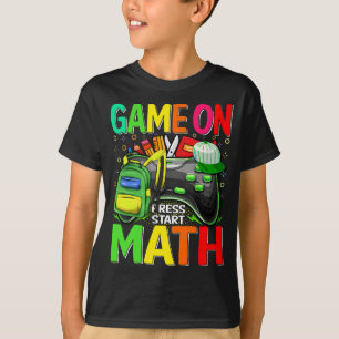 Camiseta Jogo no 1º Dia da Matemática Jogador de Volta à