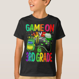 Camiseta Jogo No 3º Ano De Volta À Escola 