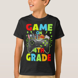 Camiseta Jogo no 4º ano de volta ao 4º nível desbloqueado