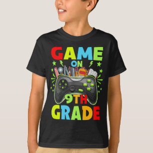 Camiseta Jogo no 9º ano de volta ao 9º nível desbloqueado