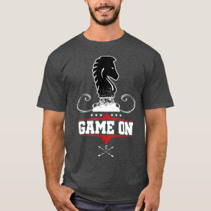 Camiseta Jogo No Checker Game Knight Piece Legal Chess