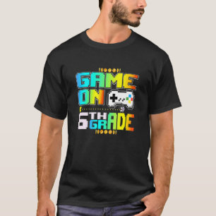 Camiseta Jogo No Jogo Da Grau 6 Gaming De Vídeo De Volta À