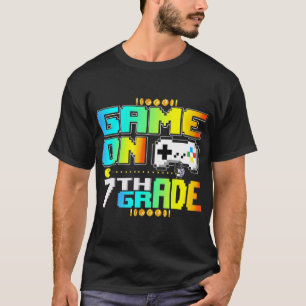 Camiseta Jogo No Jogo Da Grau 7 Gaming De Vídeo De Volta À