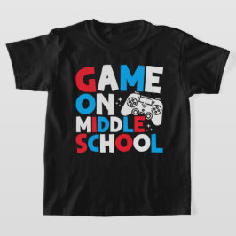 Camiseta Jogo No Nível Médio Do Aniversário Engraçado
