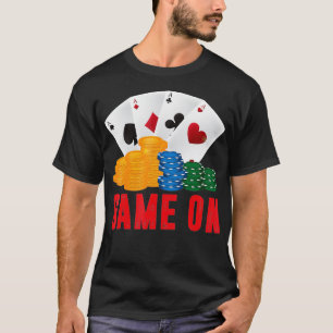 Camiseta Jogo No Poker Dealer Casino Dealer T Men Women Gi