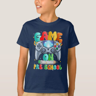 Camiseta Jogo No Pré-Ensino De Volta Ao Nível Escolar Desbl