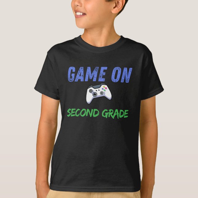 Camiseta Jogo no segundo ano de volta à escola (Frente)