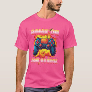 Camiseta Jogo No Segundo grau Engraçado Jogador De Volta Pa