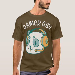 Camiseta Jogo Panda Vídeo Jogador Jogador Computador PC Pan