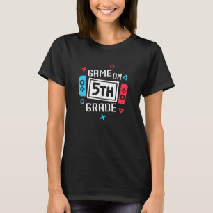 Camiseta Jogo Para Crianças No 5 De Volta Ao Jogo De Vídeo