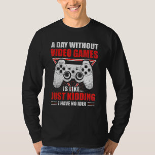 Camiseta Jogo Para Homens Mulheres Jogo De Videos games Eng