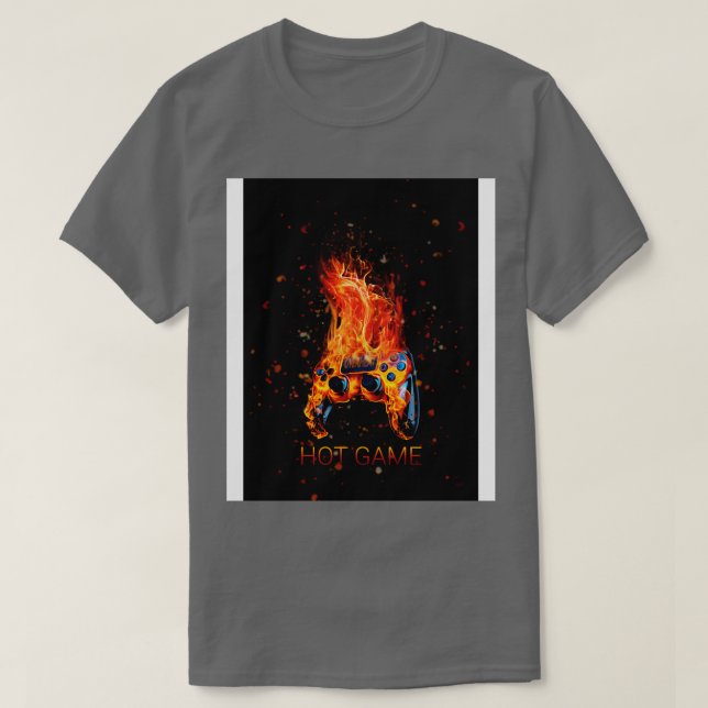 Camiseta Jogo quente (Frente do Design)