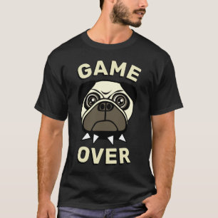 Camiseta Jogo Sobre Cachorro Irritado