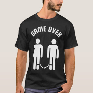 Camiseta Jogo Sobre Casamento gay Engraçado