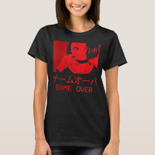 Camiseta Jogo Sobre Gótico De Rapariga Soft Grunge Aestétic
