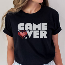 Camiseta Jogo Sobre Jogador Pixilado