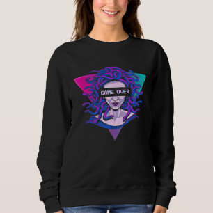 Camiseta Jogo Sobre Medusa Indie Alt Aestética Vaporwave Eb