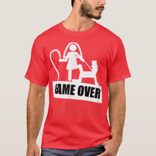 Camiseta Jogo Sobre O Casamento Do Partido Casado