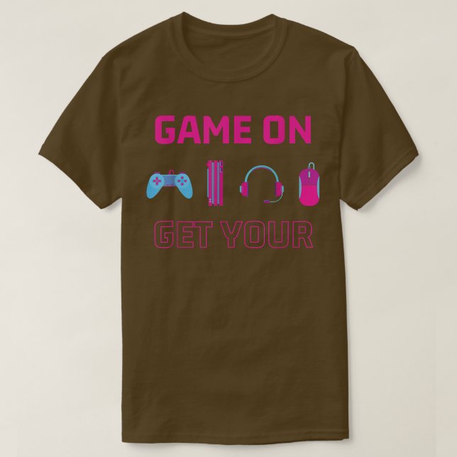Camiseta Jogo Sobre Tire Seu Jogo Gráfico De Vídeo Engraçad (Frente do Design)
