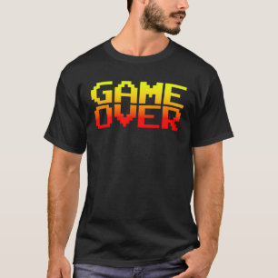 Camiseta Jogo Sobre Videos games Jogo Jogador Sobre Homens