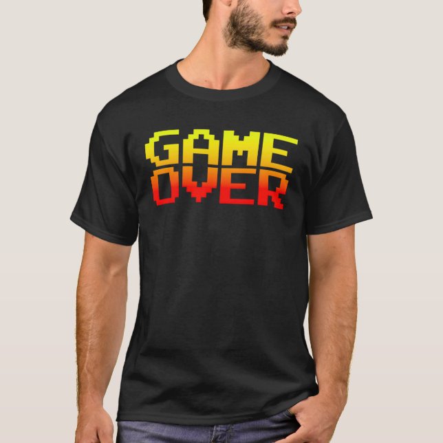 Camiseta Jogo Sobre Videos games Jogo Jogador Sobre Homens (Frente)