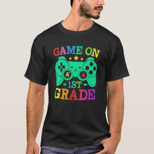 Camiseta Jogo Vintage Na Série 1Rua No Primeiro Dia De Gami