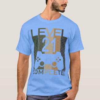 Camiseta Jogos 21 Anos nível 21 Completo 2000 Nível 21