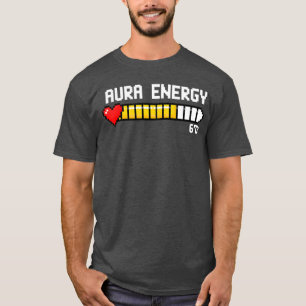 Camiseta Jogos 67 Aura Energia 67 Porcento Meme Gamer Retro