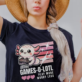 Camiseta Jogos certificados em loteio - Jogos em formato el