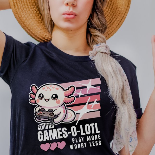 Camiseta Jogos certificados em loteio - Jogos em formato el (Criador carregado)