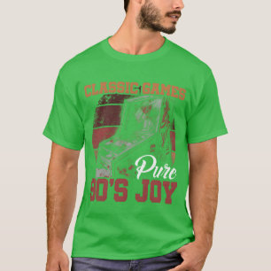 Camiseta Jogos Clássicos Pura Alegria dos Anos 90 Nostalgia