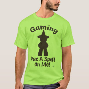 Camiseta Jogos colocaram um feitiço em mim Gamer assustador
